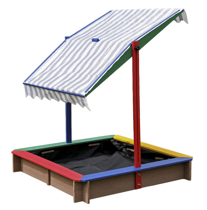 dobar Sandkasten mit verstellbarem Dach